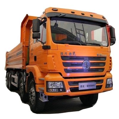 Steering on the Right Shacman Delong M3000 336 HP 8X4 7.4m Dump Truck with 12 Tires