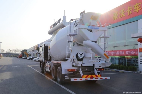 Boutique 340HP HOWO T5G 8X4 7.7 Square Concrete Mixing Truck for Country Markets