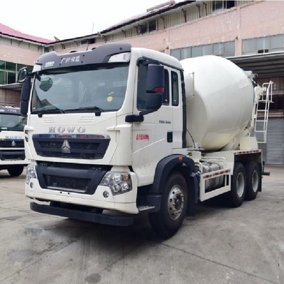 Manufacturing Plant HOWO T5G 340 Horsepower 6X4 5.99 Square Concrete Mixer Truck