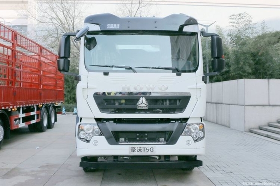 HOWO T5G 340HP 8X4 Square Concrete Mixer Truck with Euro 2/3/4/5 Emission Standard