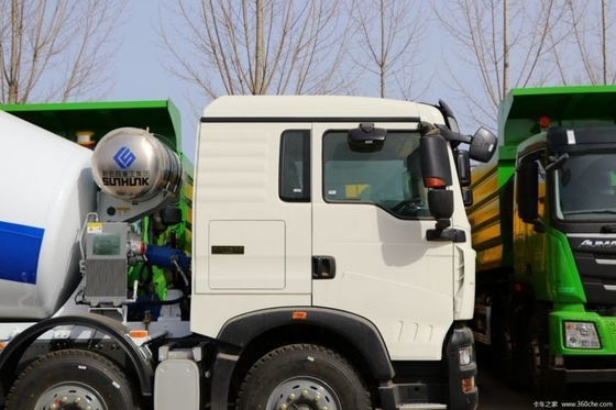 7.98 Square Concrete Mixer Truck with 6x4 8x4 Chassis Sinotruk HOWO TX 350 HP Diesel Fuel