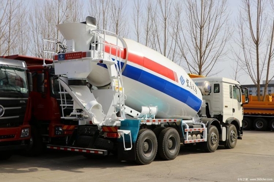 7.98 Square Concrete Mixer Truck with 6x4 8x4 Chassis Sinotruk HOWO TX 350 HP Diesel Fuel