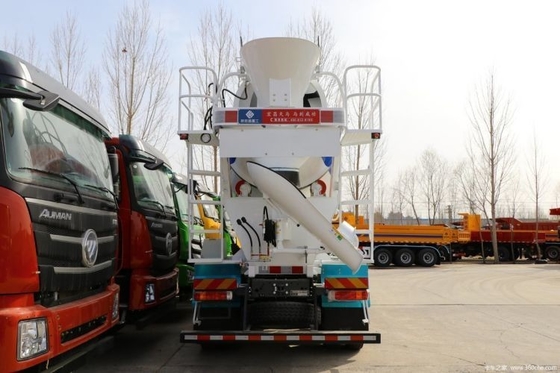 7.98 Square Concrete Mixer Truck with 6x4 8x4 Chassis Sinotruk HOWO TX 350 HP Diesel Fuel