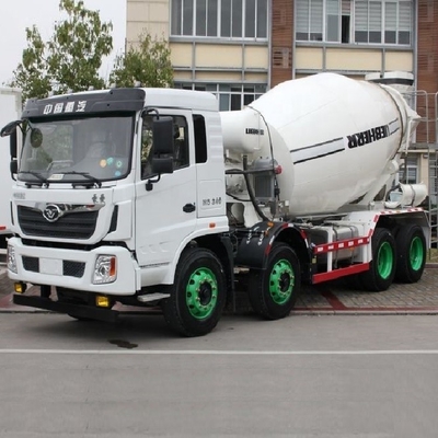 340 HP 8X4 7.99 Square Concrete Mixer Truck Hauman H5 6.8L Diesel Fuel Engine Capacity
