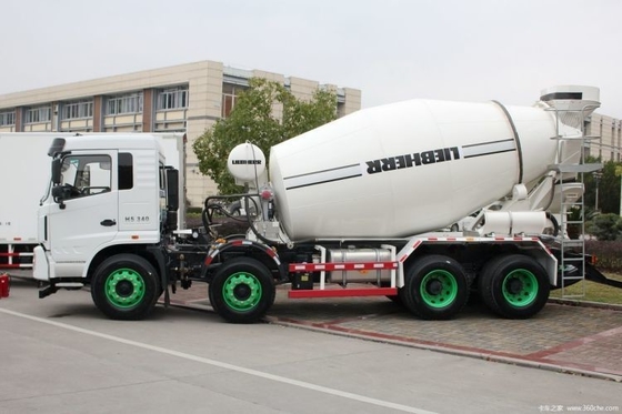 340 HP 8X4 7.99 Square Concrete Mixer Truck Hauman H5 6.8L Diesel Fuel Engine Capacity