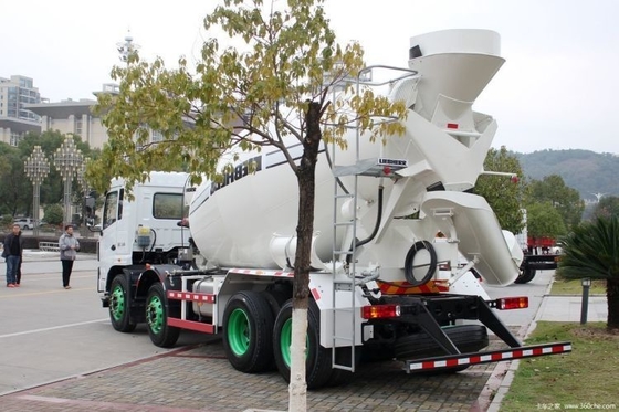 340 HP 8X4 7.99 Square Concrete Mixer Truck Hauman H5 6.8L Diesel Fuel Engine Capacity