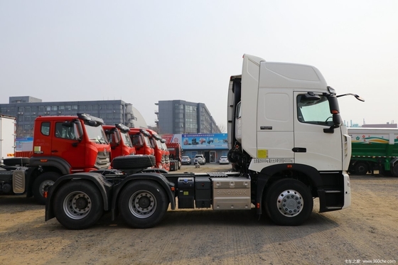 7100x2496x3958mm Boutique HOWO HOWO T7H 6*4 Tractor Truck with Manual Window