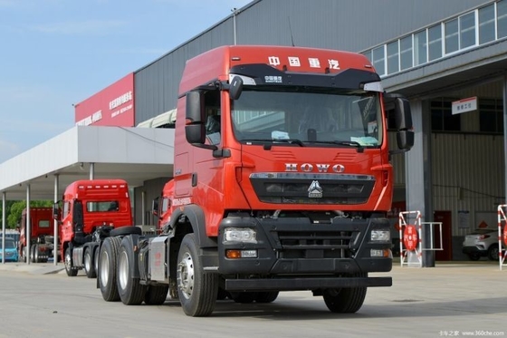 HOWO TX7 Heavy Truck 460 HP 6X4 Tractor with ≥600L Fuel Tank Capacity and 6x4 Drive Wheel