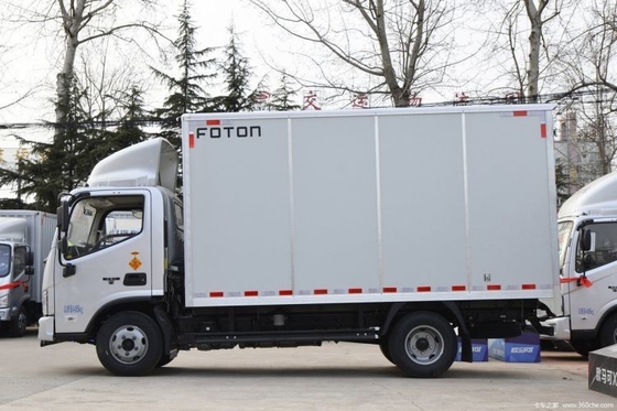Beiqi Foton 158HP 4X2 4.14m Single-Row Van Light Truck Stock Hot Fukuda Omark S1 Chang Ying Version