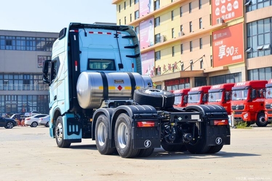 Shaanxi Qi Delong X6000 4*2 6*6 6*4 371 375 CNG LNG Traction Truck with Transmission