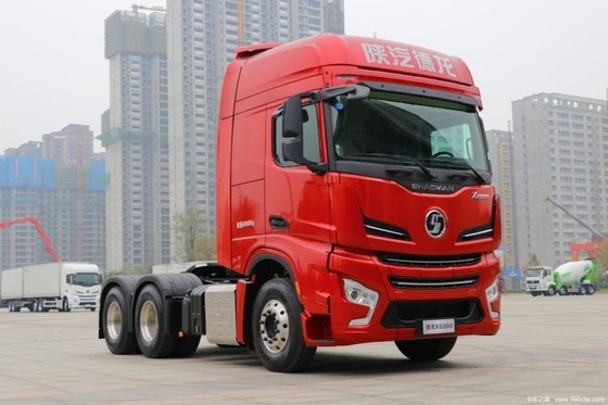 Shaanxi Qi Delong X6000 6X4 4X2 6X2 CNG LNG Tractor with ABS and Normal Cruise Control