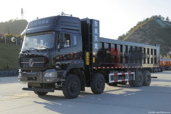 ABS-Equipped Used Dongfeng Tianlong KC Heavy Truck 8X4 371HP Dump Truck with 465 HP