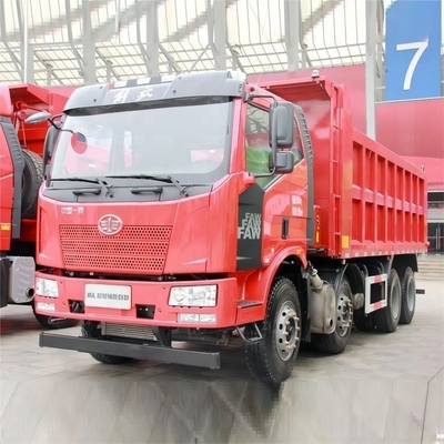 Hot FAW Jiefang J6L Heavy Truck 350hp 8X4 6X4 375hp Dump Truck with 360° Rear Camera
