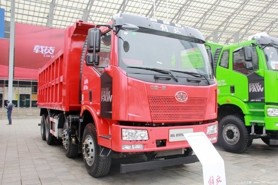 Hot FAW Jiefang J6L Heavy Truck 350hp 8X4 6X4 375hp Dump Truck with 360° Rear Camera