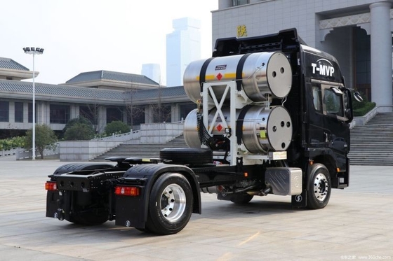 High GVW Shaanxi Auto X5000 460hp 4X2 LNG Towed Truck Head for Heavy Duty Hauling