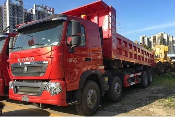 23 Special Sales of Heavy Auto HOWO T7H 371hp 375hp 6x4 8X4 Dump Truck ACC Cruise Control