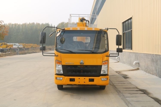 Horsepower 150hp Second-hand Boutique Howo 16m-30m Aerial Work Truck with Truck Crane