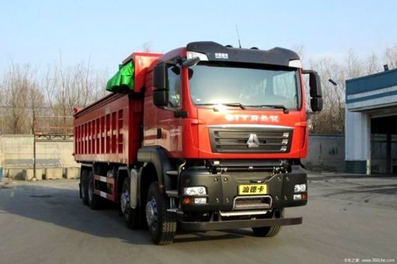 National Heavy Truck Shan Deka SITRAK G7 500hp 6x2 8X4 Dump Truck for 360° Rear Camera