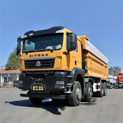 National Heavy Truck 8X4 375hp Dump Truck Shandeka SITRAK G7 Fuel Tank Capacity 0km
