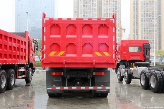 Second-Hand Dongfeng Liuqi Chenglong H70 8X4 375hp 8.6m Dump Truck with Combined Power