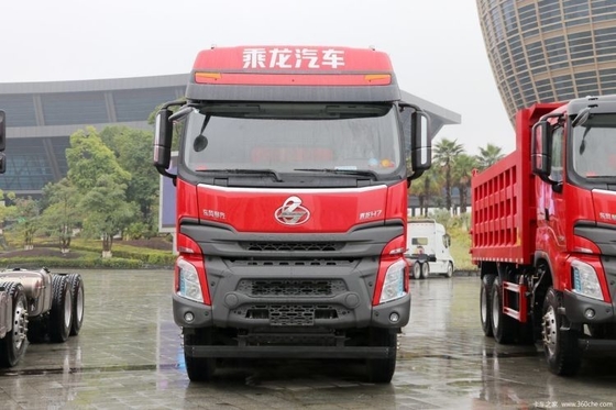 Second-Hand Dongfeng Liuqi Chenglong H70 8X4 375hp 8.6m Dump Truck with Combined Power