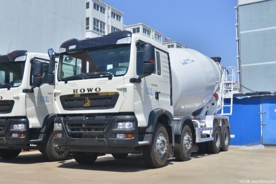 14000 Kg Popular SinotruK HOWO TX 340 Horsepower 8X4 7.5 Square Concrete Mixer Truck