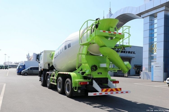 Customer's Requirement Choose Hot Auman GTL 360HP 8X4 7.7 Square Concrete Mixing Truck
