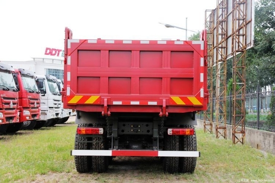 Touch Screen Used HOWO Heavy Truck 340 HP 6X4 5.6m Dump Trucks at for 2 Passengers