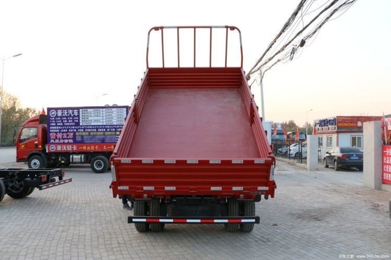 Boutique HOWO Humvee 129hp 4X2 4.15m Dump Trucks with 100-200L Fuel Tank Capacity