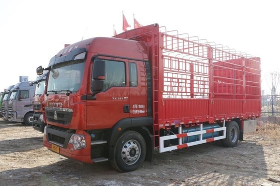 250hp Heavy Truck HOWO TX 4X2 6.8m Warehouse Grid Truck for Used Cargo Transportation