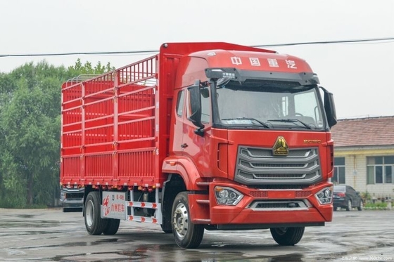 Medium Duty 220HP Sinotruk HOWo N5W 4X2 6.7m Warehouse Grid Truck with 360° Rear Camera
