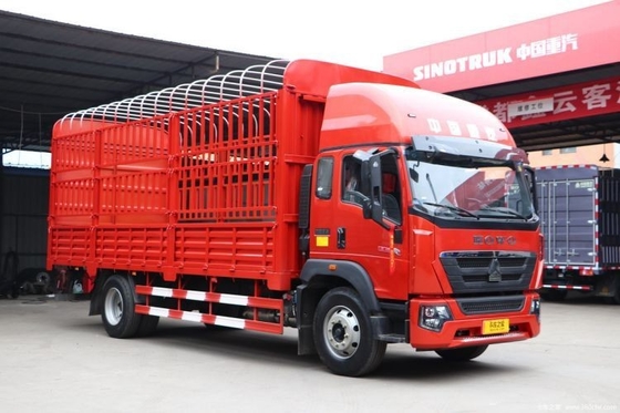 Steering Right SinotruK HOWO G5X Card 4X2 220 HP 6.75m Semi-Warehouse Truck with ABS