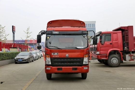 Sinotruk HOWO Commander 154 HP 4X2 Semi-Warehouse Grid Truck with 100-200L Fuel Tank