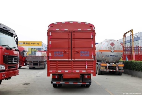 Sinotruk HOWO Commander 154 HP 4X2 Semi-Warehouse Grid Truck with 100-200L Fuel Tank