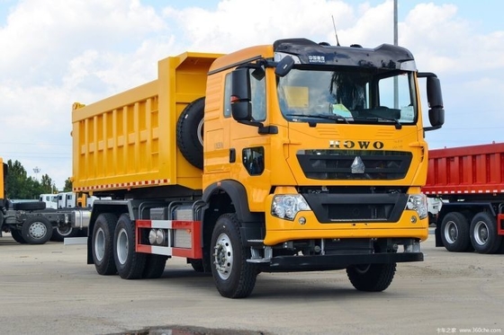 WEICHAI Engine 400 HP 6X4 6.3m Dump Truck for 2 Passengers in National Heavy Duty Truck