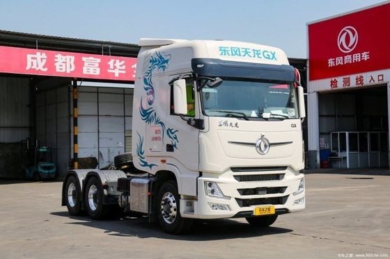 Dongfeng Tianlong GX 560 HP 6X4 Tractor Trucks Reverse Shift Number 2 and ESC System