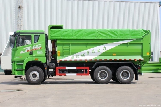 Cargo Tank Length ≥8m Tsingdo Liberation JH6 375hp 6X4 5.6m Dump Truck for Second-hand