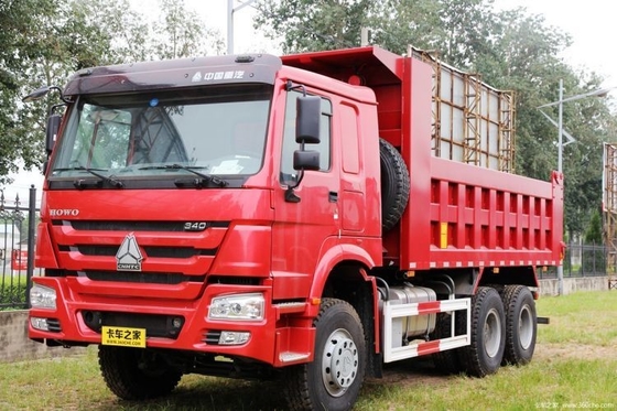 6 Cylinders Used SINOTRUCK HOWO Heavy Truck 340 HP 6X4 5.6m Dump Trucks for Your Project
