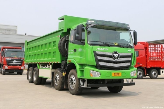 Right Driving Type Heavy Truck Foton Auman ETX 9 Series 400 HP 8X4 7.4 m Dump Truck