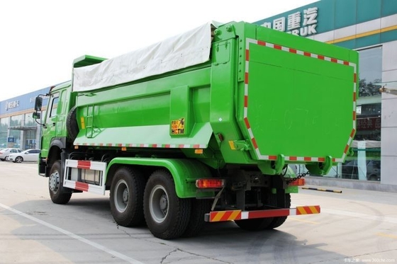 Stock Used HOWO 340 HP 6X4 5.6m Dump Trucks with ABS and 2 Reverse Shift Number