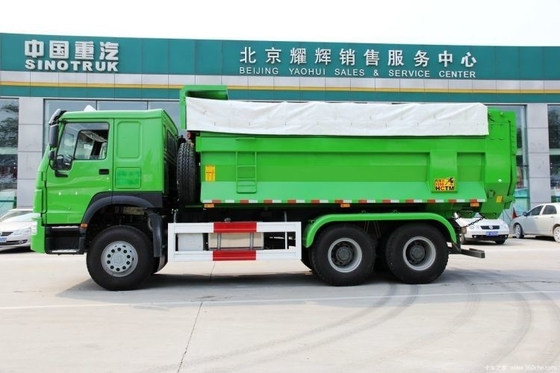Stock Used HOWO 340 HP 6X4 5.6m Dump Trucks with ABS and 2 Reverse Shift Number
