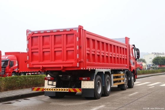 Second-hand Saic Hongyan Jieshi H6 8X4 Dump Trucks with 560HP Euro 5 Emission Standard