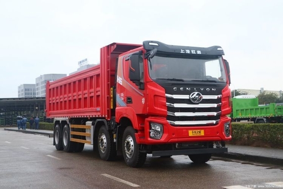 Second-hand Saic Hongyan Jieshi H6 8X4 Dump Trucks with 560HP Euro 5 Emission Standard