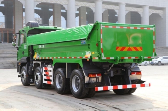 Euro 6 Emission Standard 23 Used Shacman Delong M3000S 350 HP 8x4 6.5m LNG Dump Truck