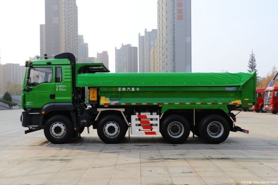 Euro 6 Emission Standard 23 Used Shacman Delong M3000S 350 HP 8x4 6.5m LNG Dump Truck