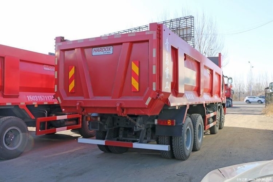 Reverse Shift Number 2 Professional Sinotruk Haohan J7B 340 HP 8X4 7.6 m Dump Truck