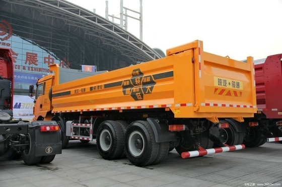Steering on the Right Shacman Delong M3000 336 HP 8X4 7.4m Dump Truck with 12 Tires