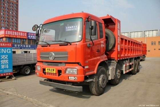 2010 Dongfeng Commercial Truck 280HP 8X4 7.6m Dump Truck with Air Suspension Driver's Seat