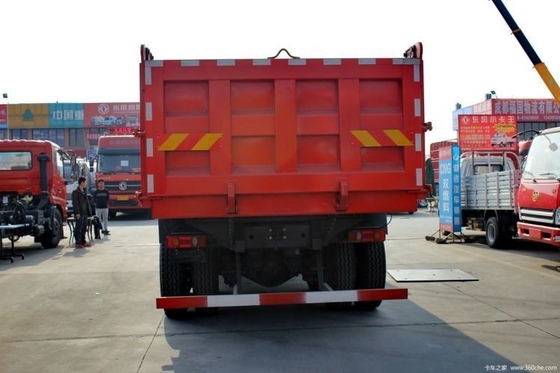 2010 Dongfeng Commercial Truck 280HP 8X4 7.6m Dump Truck with Air Suspension Driver's Seat