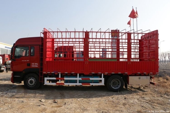 Automatic SINOTRUCK HOWO TX 250hp 4X2 6.8m Warehouse Grid Truck in Excellent Condition